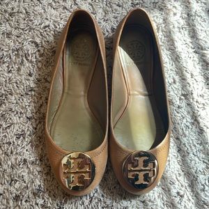 Tory Burch camel flats